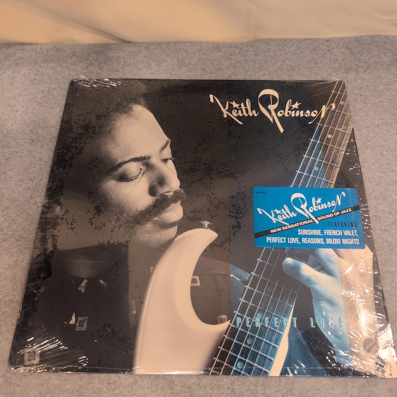 Keith Robinson Perfect Love Vinyl LP 1989 Orpheus Records D1-75611 Jazz Fusion image 1
