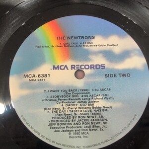 The Newtrons Selbstbetiteltes Vinyl LP Album 1990 MCA-6381 New Jack Swing Promo VG + Bild 8