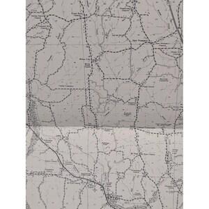 VTG 1975 Autauga County Alabama General Highway Map 23" x 18" Prattville Marbury image 4