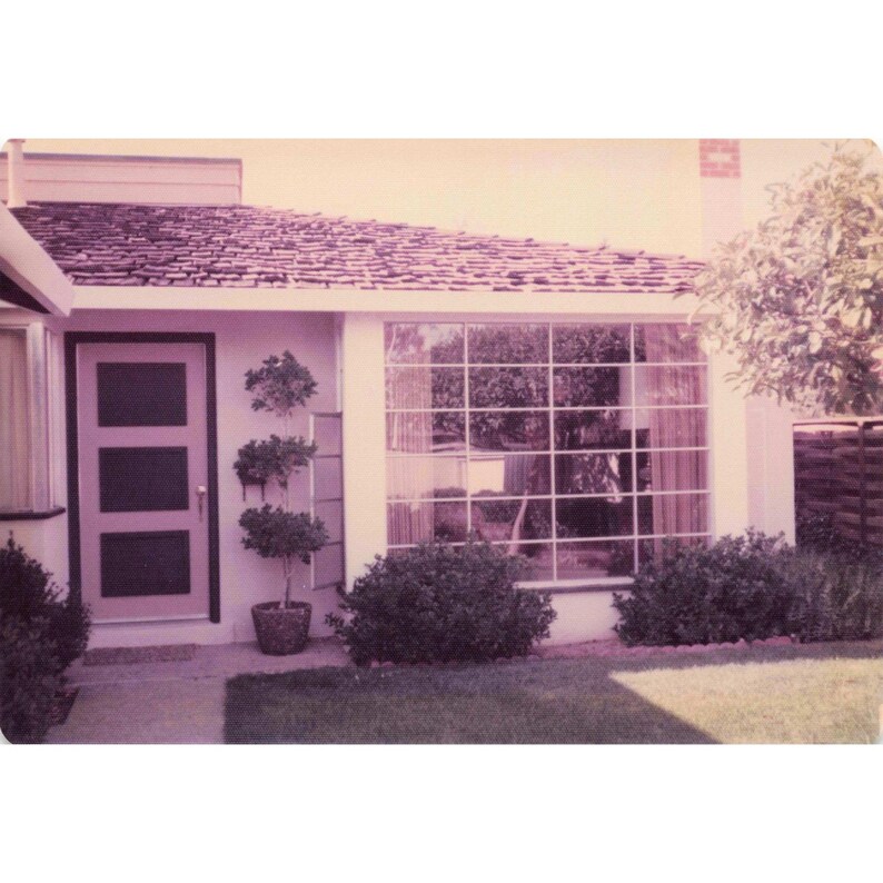 Lote de 8 fotos de interiores de casas vintage de los años 70, decoración asiática, USAF, 3.5x5 imagen 5
