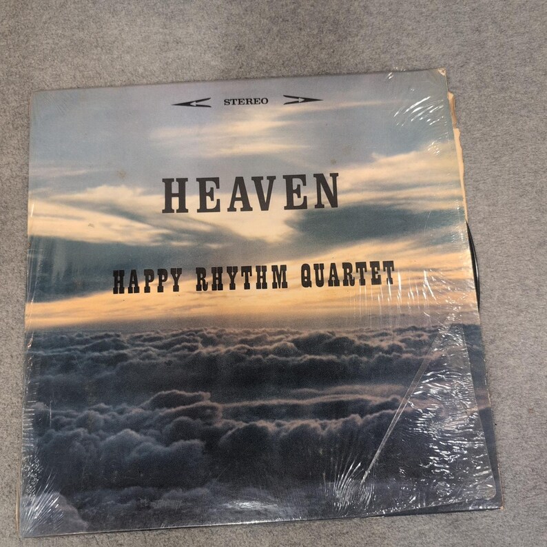 Happy Rhythm Quartet Heaven Vinyl LP Prestige Productions Southern Gospel VG image 1