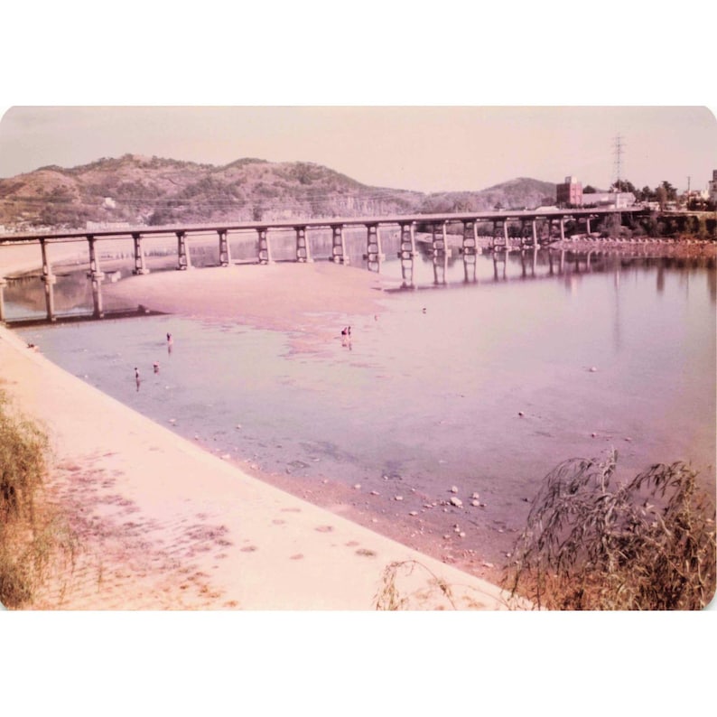 12 Vintage 1970s Jinju Korea Photos Chokseongnu Nongae Namgang River image 1