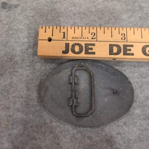Vintage 1988 Red Man Chewing Tobacco Belt Buckle Americas Best Chew Native Chief image 2