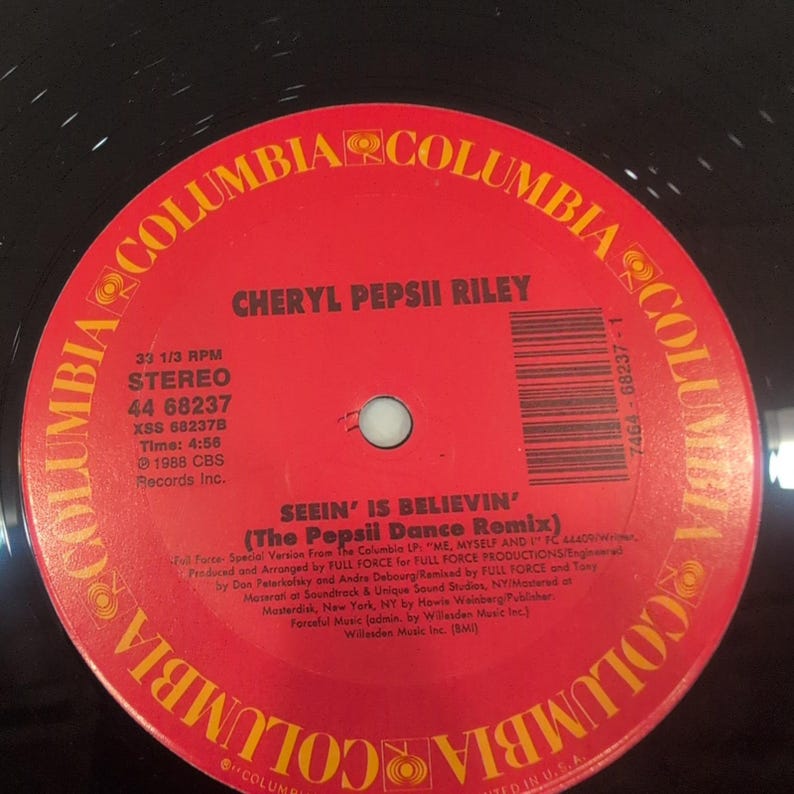 Cheryl Pepsii Riley Full Force Every Little Thing About You 12" Vinyl Single 88 image 4