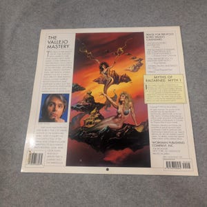 Calendario fantasy di Boris Vallejo del 1996, Philip Jose Farmer, Workman Publishing, ottime condizioni. immagine 3