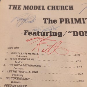 The Primitive Quartet - The Model Church Gospel Vinyl LP RSR-604 image 2