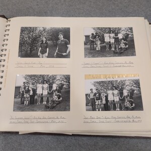 Vintage album uit 1972-1973 van de familie Harrington uit Charleston, West Virginia, van kolonel Patricia Harrington van de Amerikaanse luchtmacht. afbeelding 4