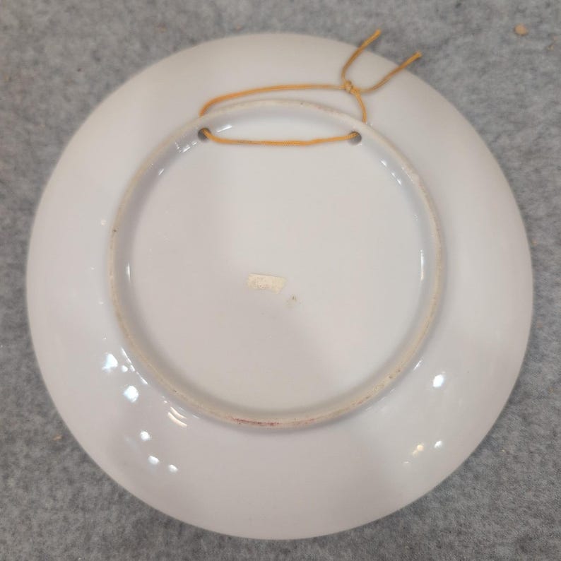 Vintage President John F Kennedy and Mrs Jackie Kennedy Memorial Plate Gold Rim image 3