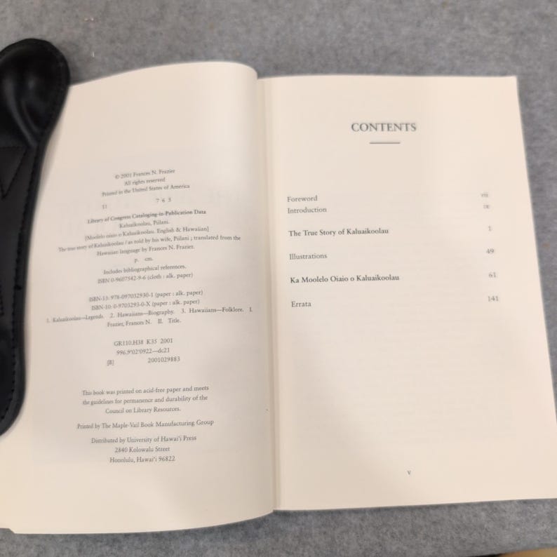 La vera storia di Kaluaikoolau Piilani Frances Frazier Hawaii History 2001 Libro immagine 3