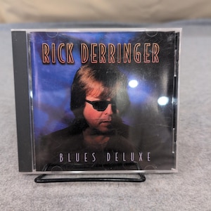 Rick Derringer Blues Deluxe CD Shrapnel Records 1998 Blues Rock 026245203921 image 1