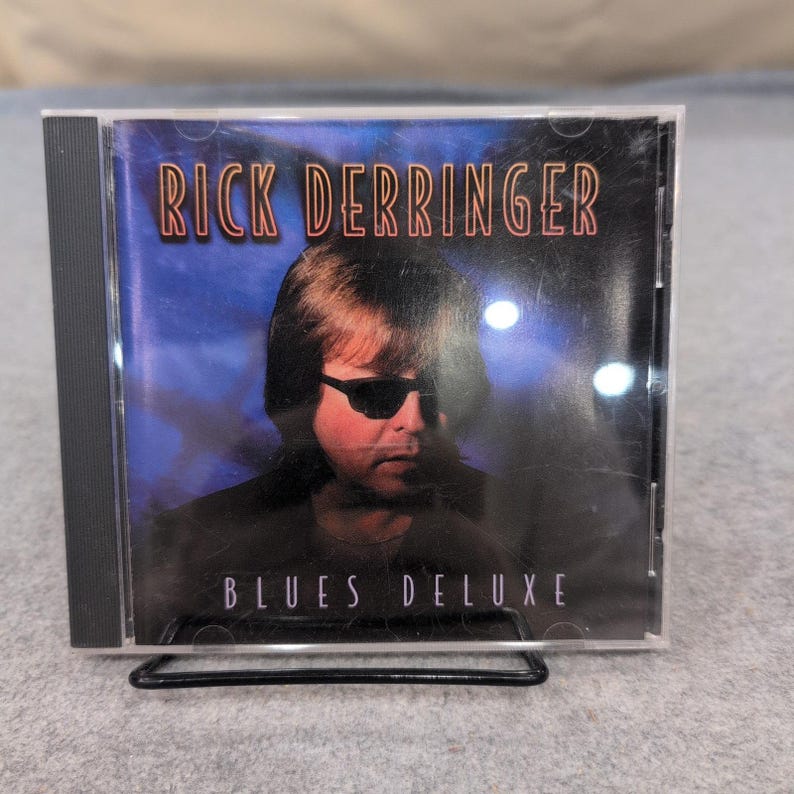 Rick Derringer Blues Deluxe CD Shrapnel Records 1998 Blues Rock 026245203921 image 1