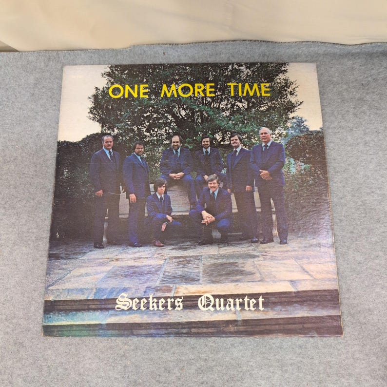 Seekers Quartet One More Time Vinyl LP Autographed Southern Gospel TS 1559 image 1