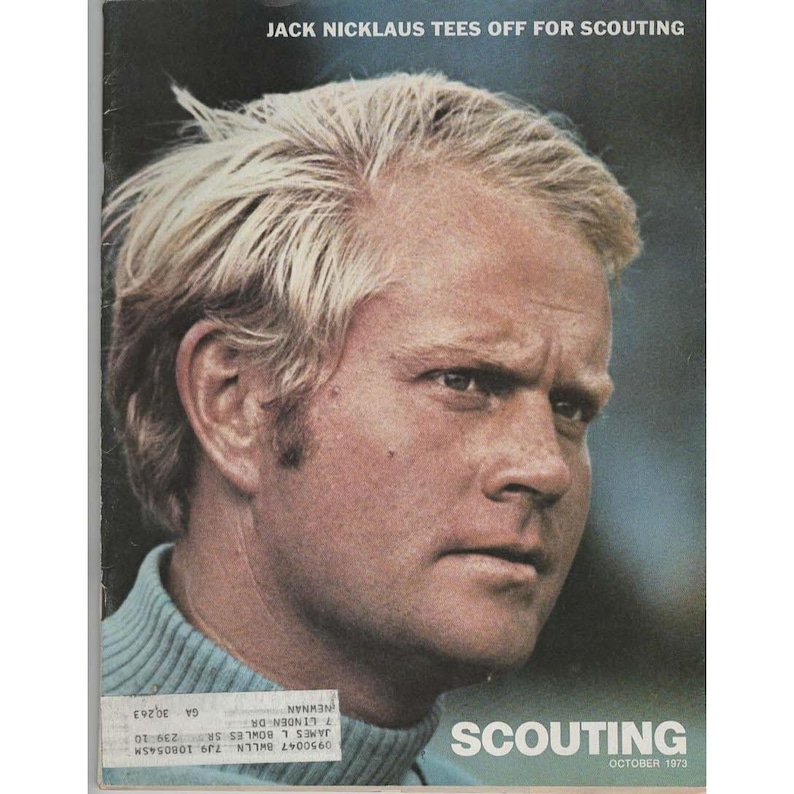 Revista Scouting, octubre de 1973, número de portada de Jack Nicklaus imagen 1