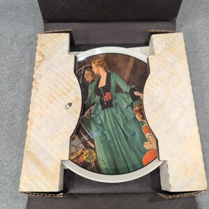 Norman Rockwell 1984 Mothers Day Plate Grandmas Courting Dress Edwin M Knowles image 9