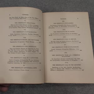 The Christian's Life and Program Traverce Harrison 1923 Hardcover Religious Book image 5