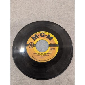 David Rose and His Orchestra Violin Summertime in Venice MGM 45 RPM K30882 image 3
