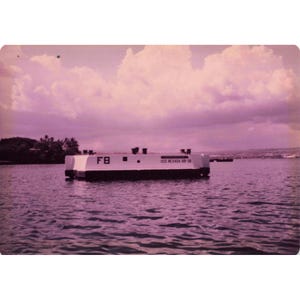 Vintage 1970s Pearl Harbor Battleship Row USS Tennessee Nevada Photos Lot of 8 image 2