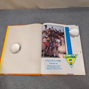 1990 Tallala Vol 53 Talladega High School Yearbook Alabama Don Medders Hardcover image 3