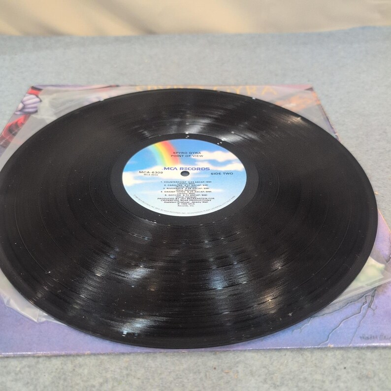 Spyro Gyra Point of View Vinilo LP 1989 MCA-6309 Promo Smooth Jazz Fusion imagen 6