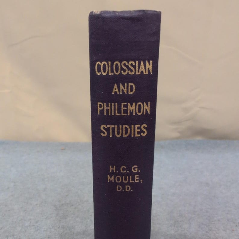 Colossian and Philemon Studies Handley C G Moule Hardcover Fleming H Revell Co image 1
