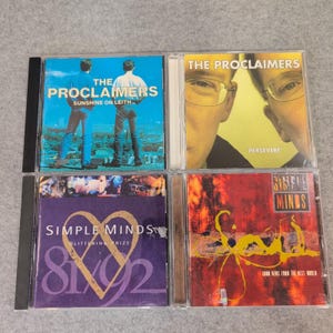 Scottish Alt Pop CD Lot The Proclaimers Simple Minds Sunshine On Leith 4 Disc image 1