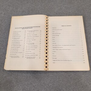 The Once In A Blue Moon Cookbook 1979 Montgomery Alabama Signed Blue Moon Inn image 4