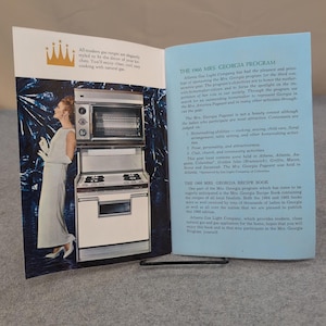 1966 Mrs Georgia Recipe Book Vintage Pageant Finalist Cookbook Atlanta Gas Light image 2