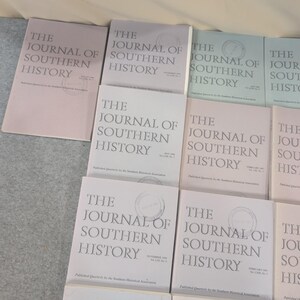 Kavel 27 The Journal of Southern History Magazines 1987-1998 Wetenschappelijke tijdschriften afbeelding 2