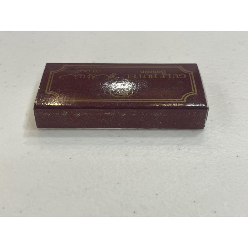 Vintage Gulf Hotel Bahrain Matchbox Full Novelty Collectible Souvenir image 2