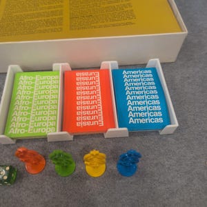 Vintage 1973 Billionaire Parker Brothers Game of Global Enterprise Complete image 4