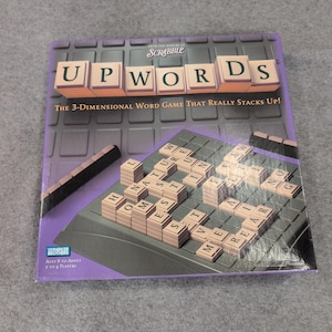 2002 Upwords 3Dimensional Word Game By Parker Brothers Complete image 2