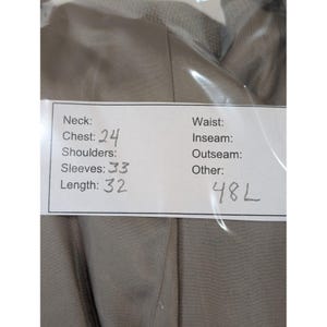 Hart Schaffner Marx Parisian Mens Gray Blazer Pure Silk Silfino 48L image 5