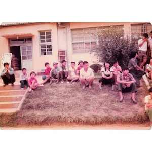 12 Vintage 1980s Osan Air Base Korea USAF Orphanage Visit Photo Lot image 2