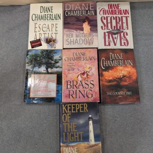Diane Chamberlain HC Lot of 7 First Editions, 3 Signed + Author's Wedding Invite image 11