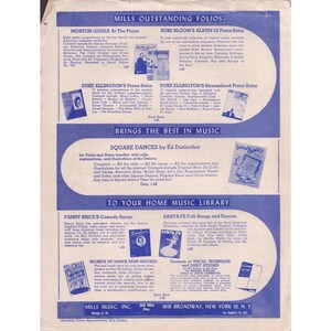 There's a Lovely Lake in Loveland Sheet Music Butler Damerell Evans Mills Music image 2