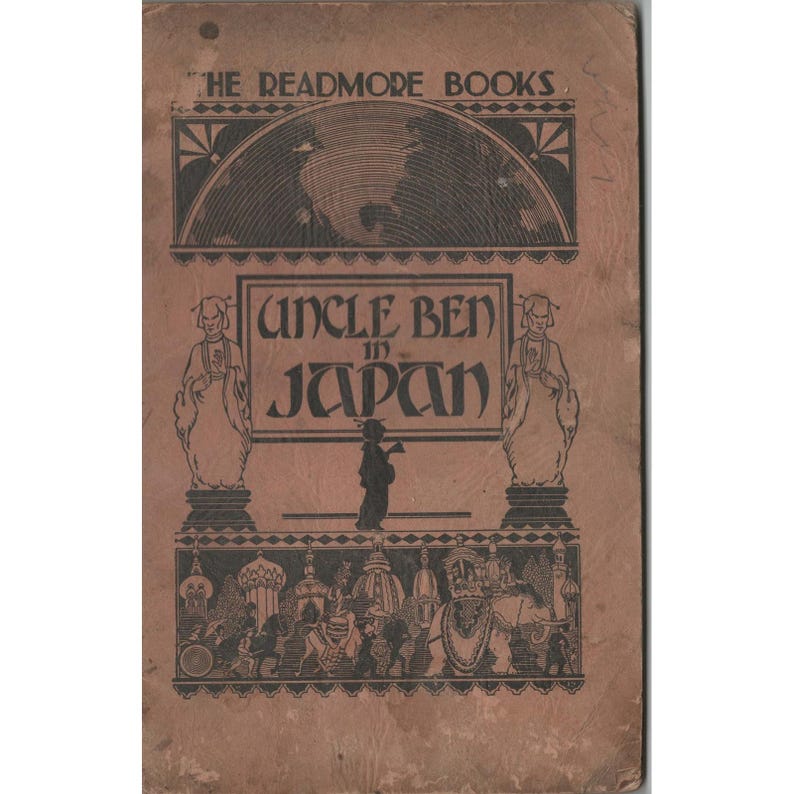 El tío Ben en Japón. Libros Readmore. Libros antiguos educativos infantiles de tapa blanda. imagen 1