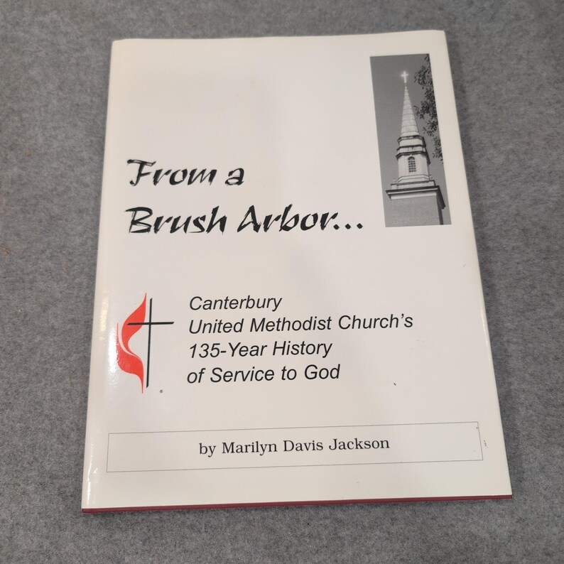 From a Brush Arbor Canterbury United Methodist Church 135 Year History Book 2002 image 1