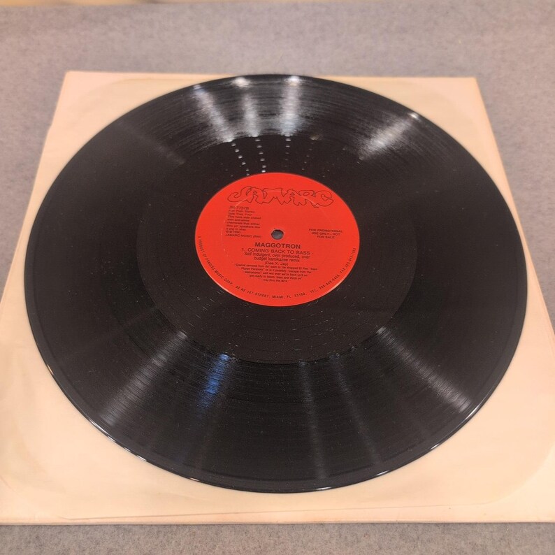 Maggotron Coming Back To Bass Pillow Talkin Baby 12" Vinyl Jamarc Records 1990 image 1