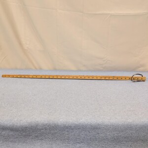 Vintage Joe Money Machinery Co Inc Alabama Advertising Wooden Yardstick Ruler image 3