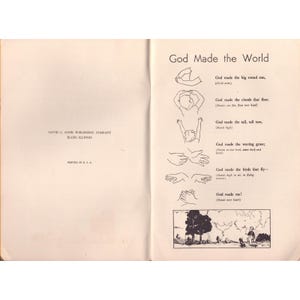 Finger Plays for Little Folks David C Cook Publishing Religious Booklet VG- image 4
