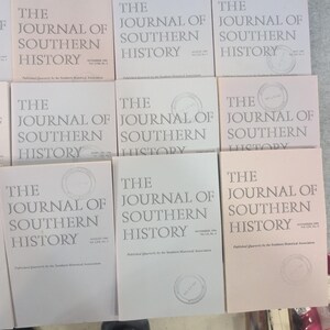 Kavel 27 The Journal of Southern History Magazines 1987-1998 Wetenschappelijke tijdschriften afbeelding 6