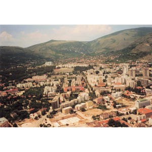 Vintage 1999 Bosnia SFOR NATO Base Airstrip Aerial Photo Lot of 9 6x4 image 5
