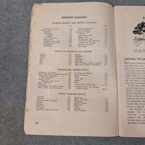 Vintage 1961 The Progressive Farmers Garden Book For The South *Scarce* image 5