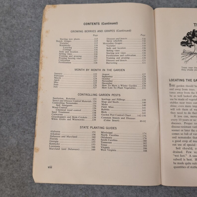 Vintage 1961 The Progressive Farmers Garden Book For The South *Scarce* image 5