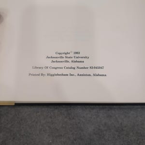 The First Hundred Years 1883-1983 Jacksonville State University Effie Sawyer VG image 4