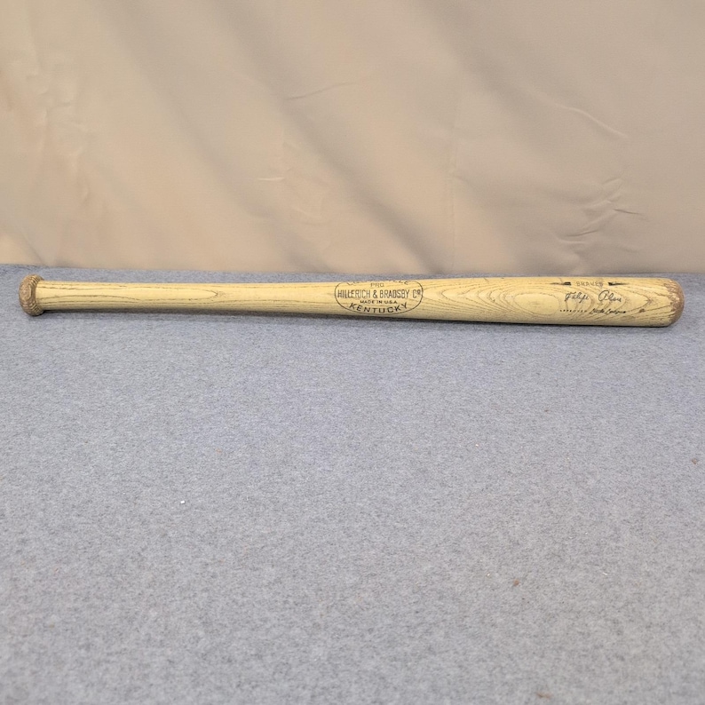 Louisville Slugger Felipe Alou Braves Hillerich & Bradsby Wood Baseball Bat 28in image 2