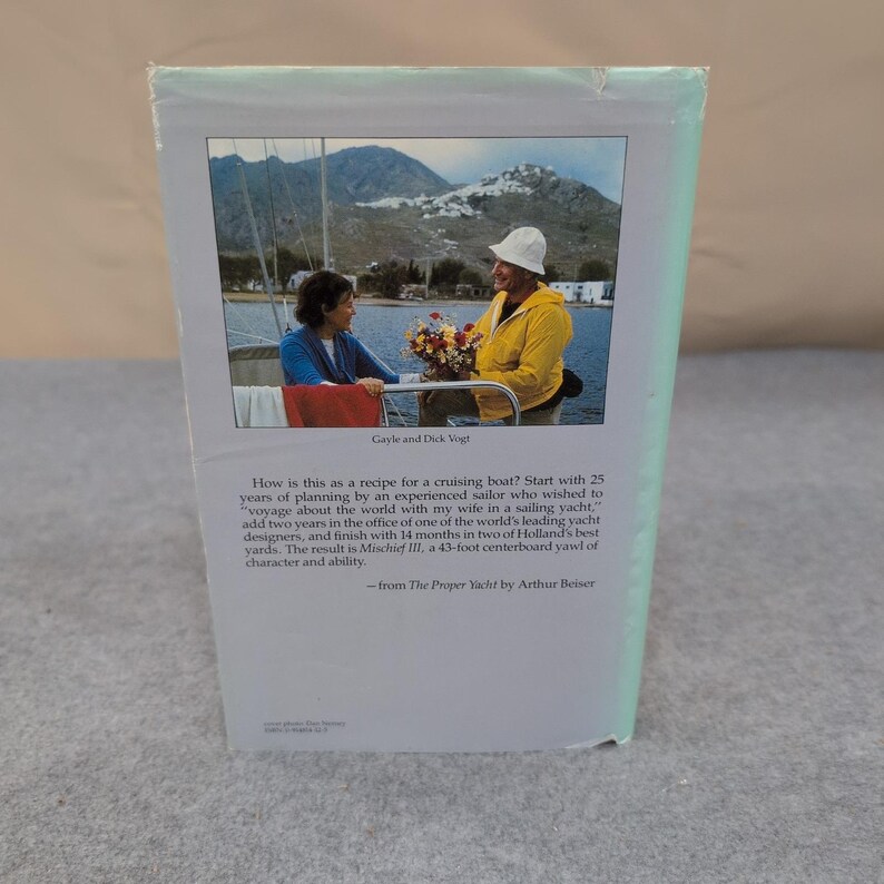 Altering Course Richard J Vogt Hardcover 1978 Sailing Memoir Mischief Sailboat image 2