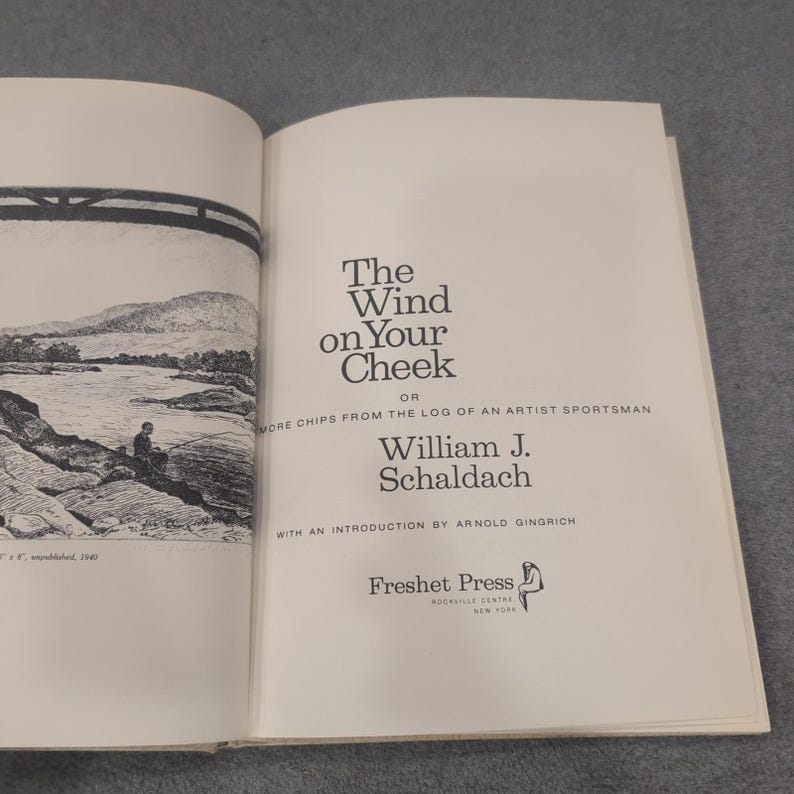 El viento en tu mejilla, William J. Schaldach, 1972, Freshet Press, Libro de arte deportivo imagen 3