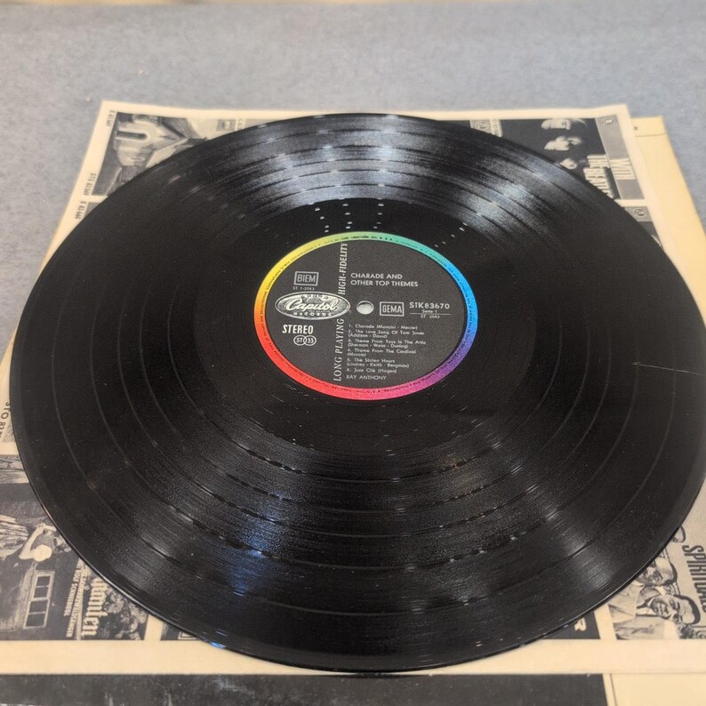 Ray Antony Charade und Andere Top Themen Vinyl LP Cappol STK 83670 Stereo VG Bild 5