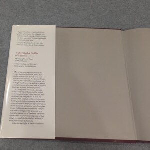 Walter Burley Griffin in America HC 1996 Mati Maldre Paul Kruty Architecture image 3